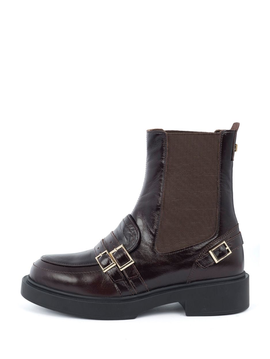 Babouche Lace Boots Donker Bruin