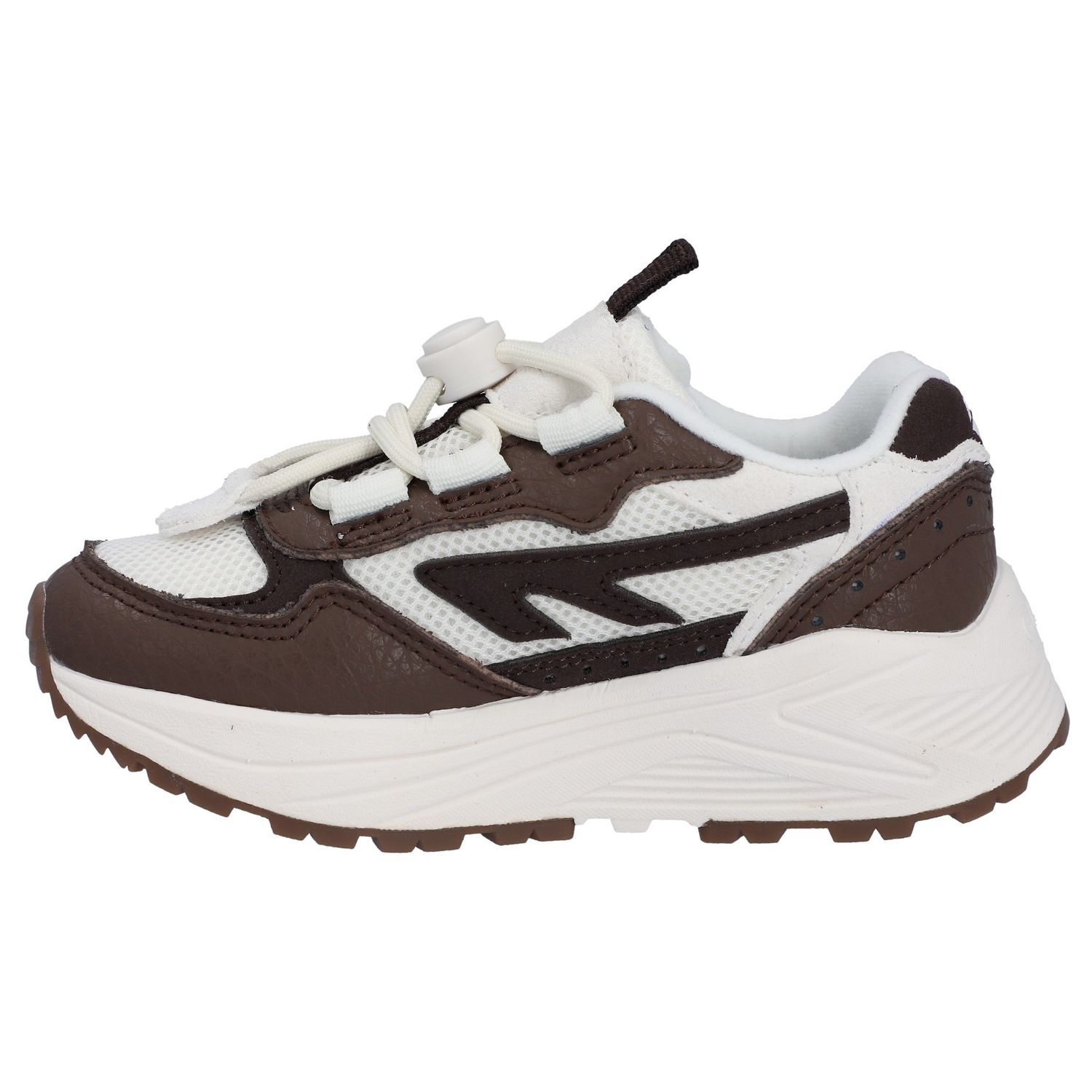 HTS Kids Shadow Lace - Gardenia / Chocolate plum / Cracked Coffee