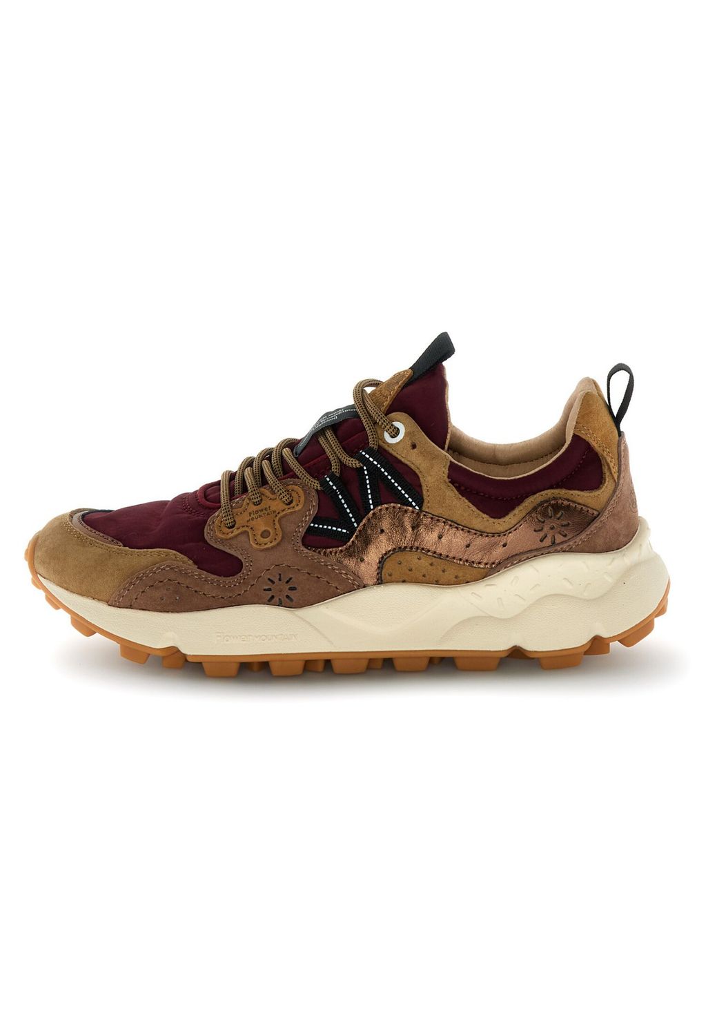 Flower Mountain Yamano Sneaker oak bordeaux bronze