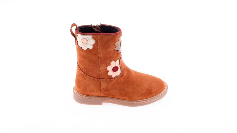 P1060 Pinocchio laarsje suede bloem