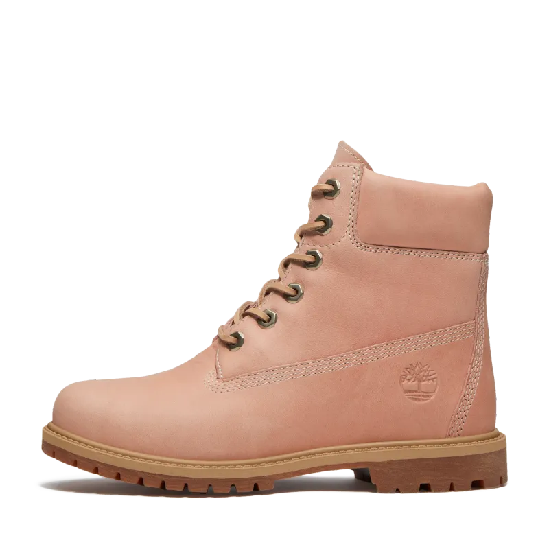 Timberland lace boot light pink full grain