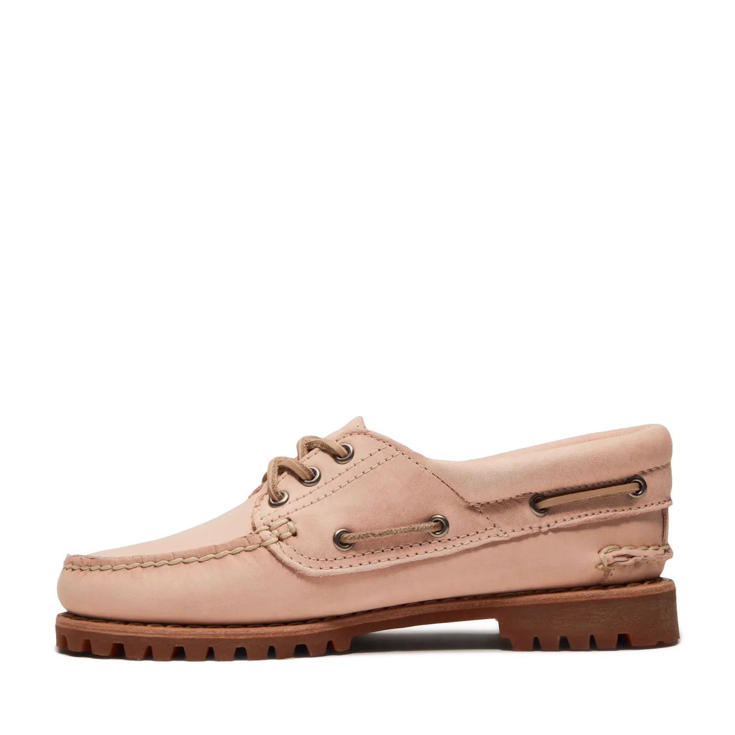 Timberland boat shoe light pink full grain