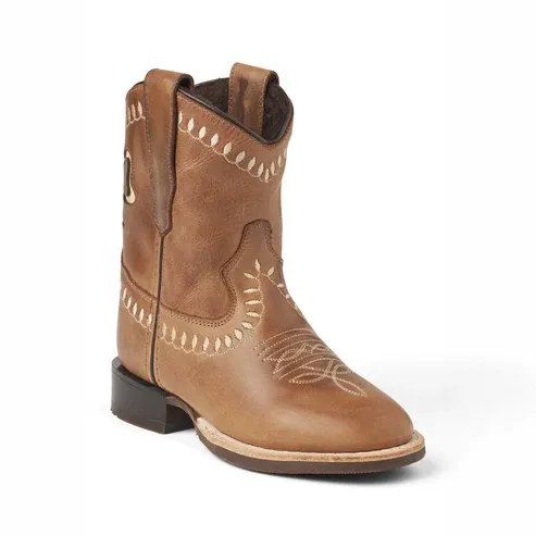 Bootstock Bow Boot Low Cognac Junior