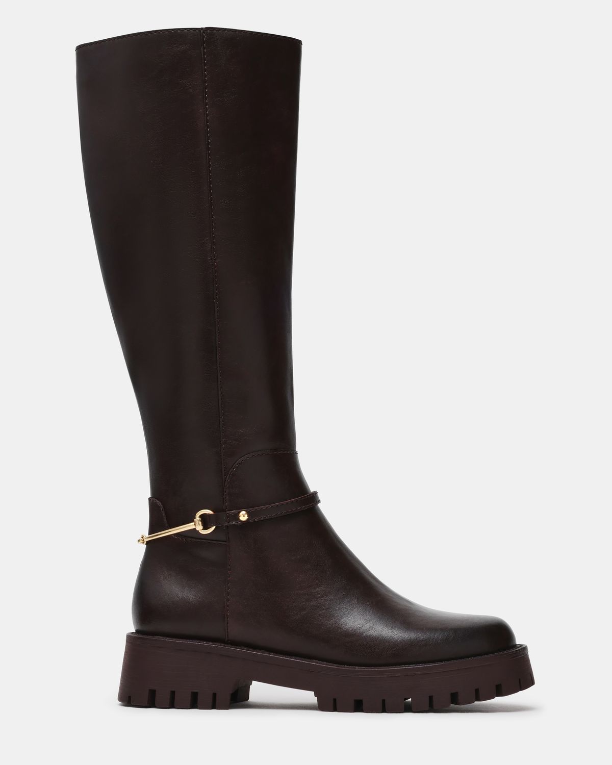 Steve Madden Longshot Brown Action Leather