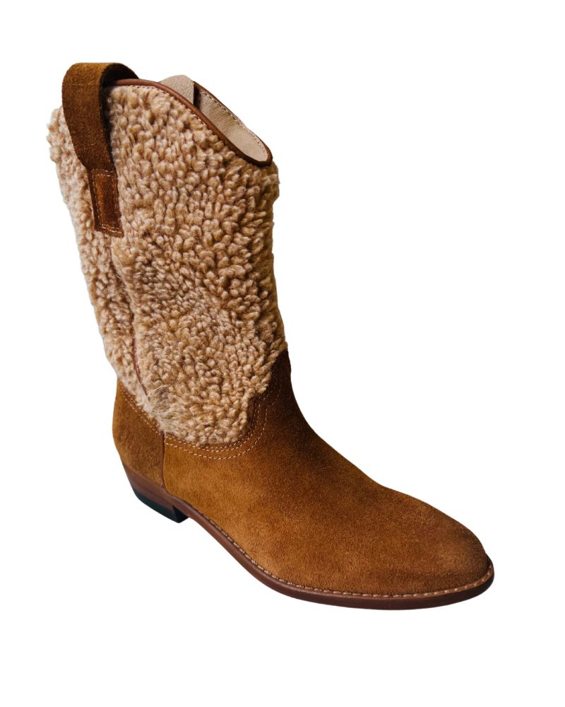 Clic Coutry boot fur Camel CL-7102