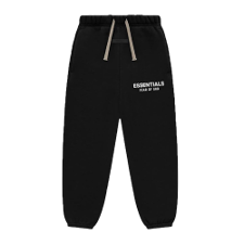 Essentials Fear of God Sweatpants Kids Black White