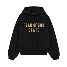 Essentials Fear of God State Black hoodie Kids