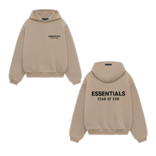 Essentials Fear of God Hoodie Kids Desert Sand