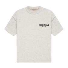 Essentials Fear of God T-shirt Kids Light Oatmeal