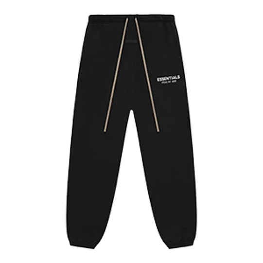 Essentials Fear of God Fleece Sweatpants Black/White