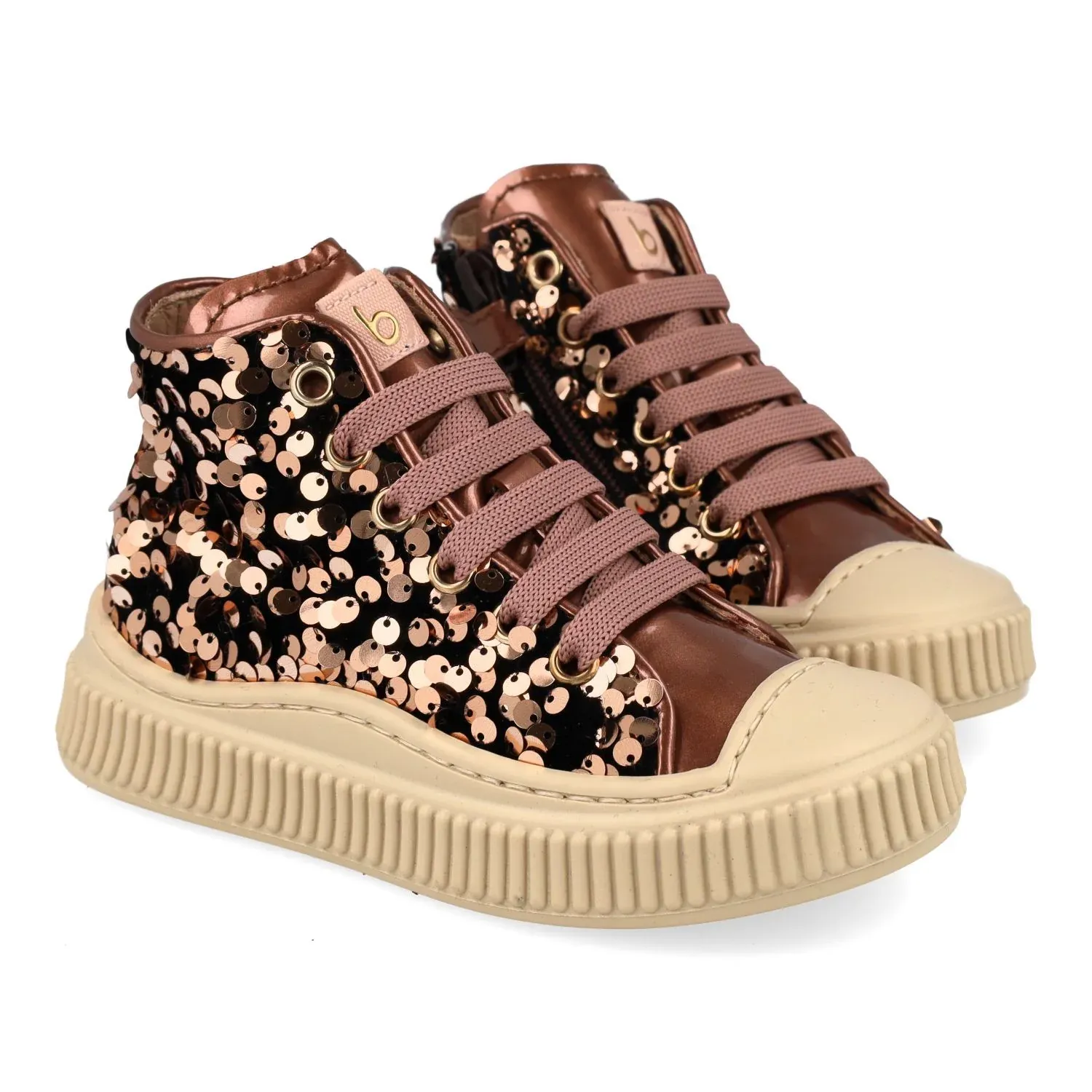 25638 Beberlis sneaker met pailletten