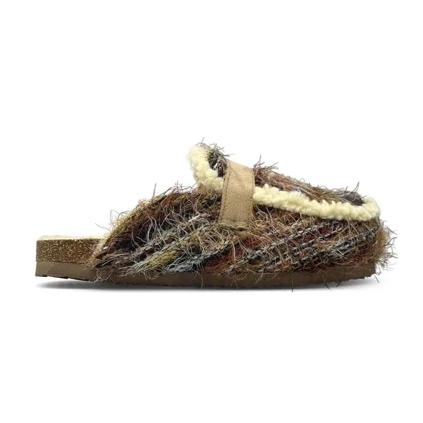 Cycleur de luxe vrouw Multi Fur Clog Loafer Camelia