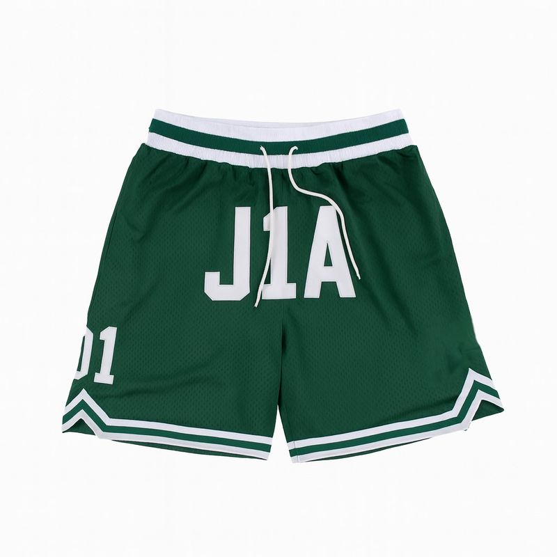 J1A Limited Edition Green Basketball shorts