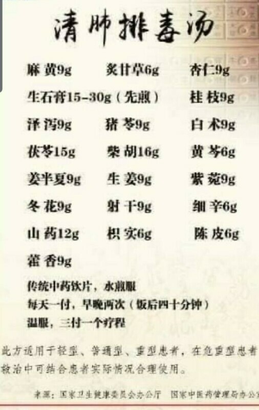 清肺排毒汤 Lung Detoxed Soup