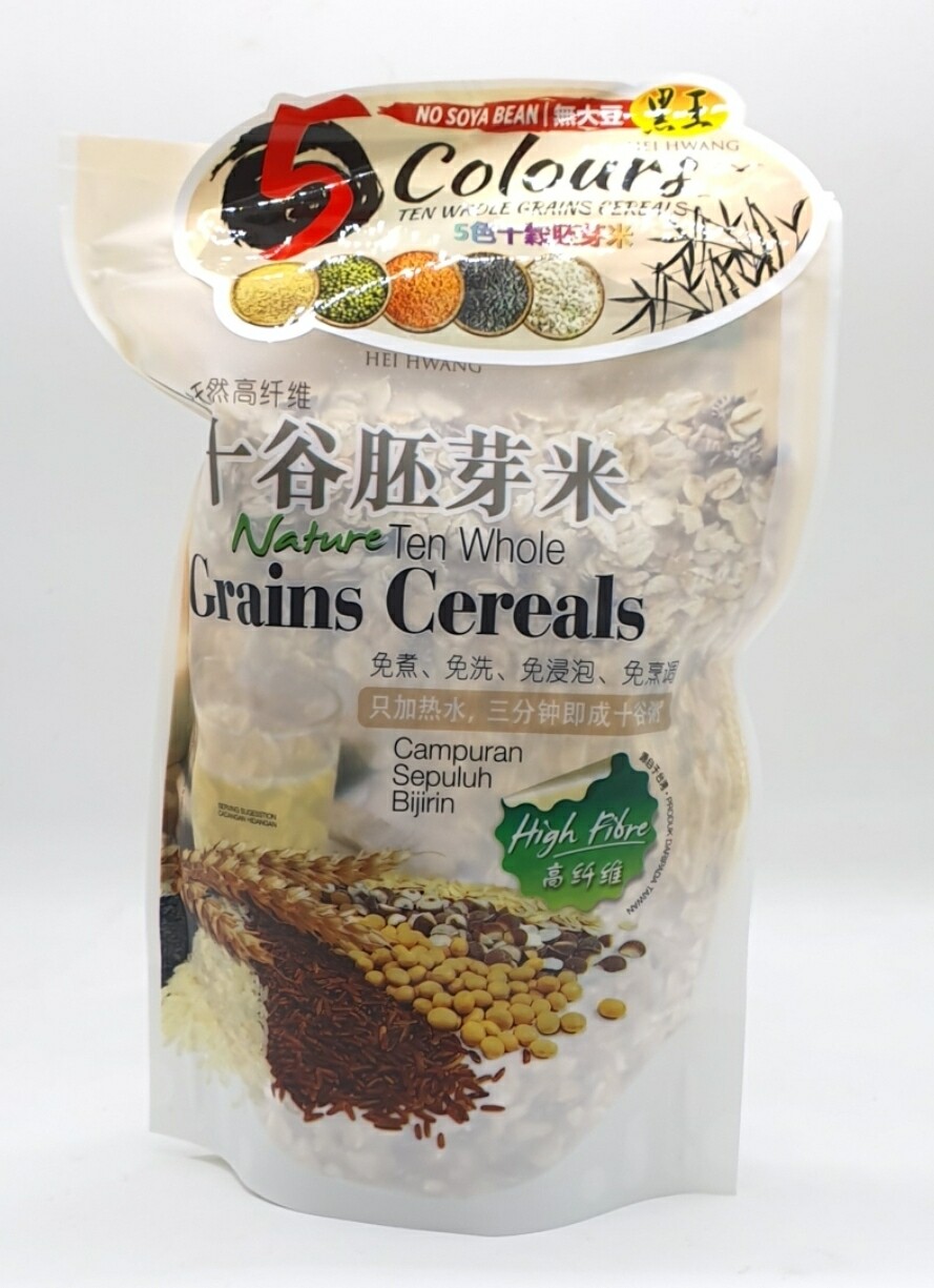 黑王五色十谷胚芽米 Hei Hwang 5 Colour Ten Whole Grains Cereals 黑王五色十谷胚芽米 Hei Hwang 5 Colour Ten Whole Grains Cereals