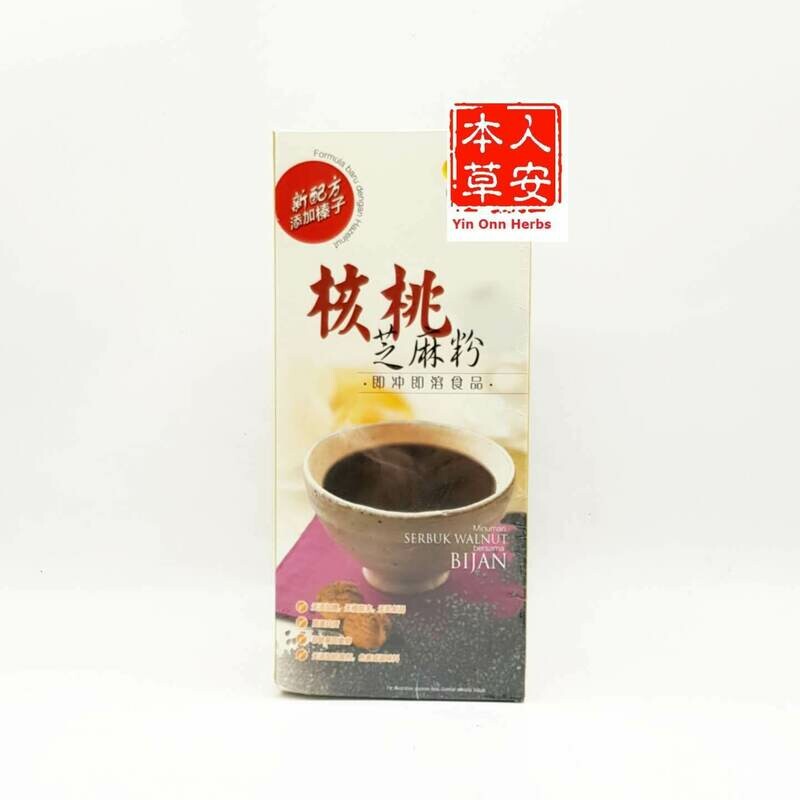 黑王核桃芝麻粉 30gmx15&#39;s Hei Hwang Walnut Sesame Powder