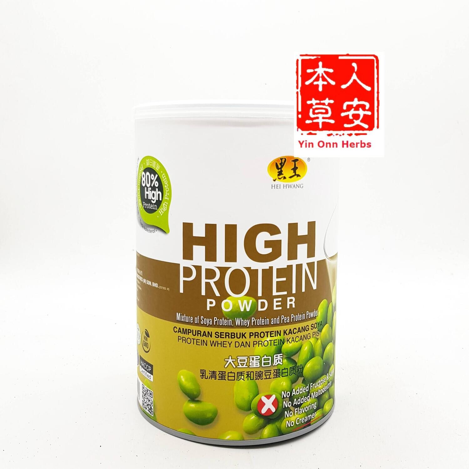 Hei Hwang High Protein Powder 黑王有机大豆蛋白质粉 500g