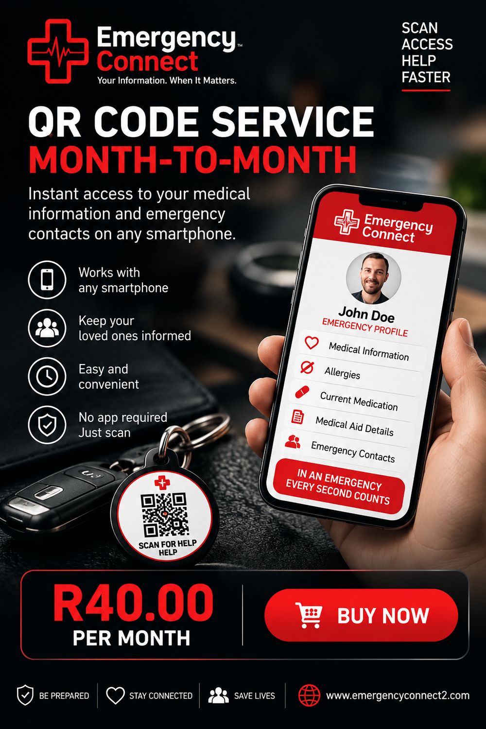 Month to Month pricing Plan - QR Code