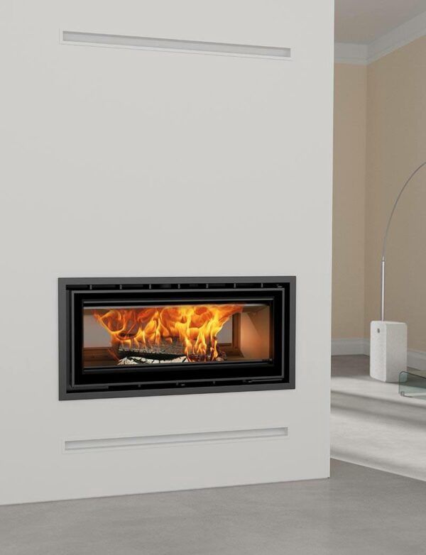 ADF Linea 100 Duo Double sided Insert Wood Heater