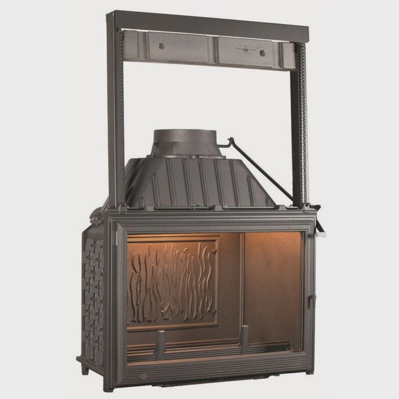 Cheminees-Seguin Super 9 Cast Iron Fireplace
