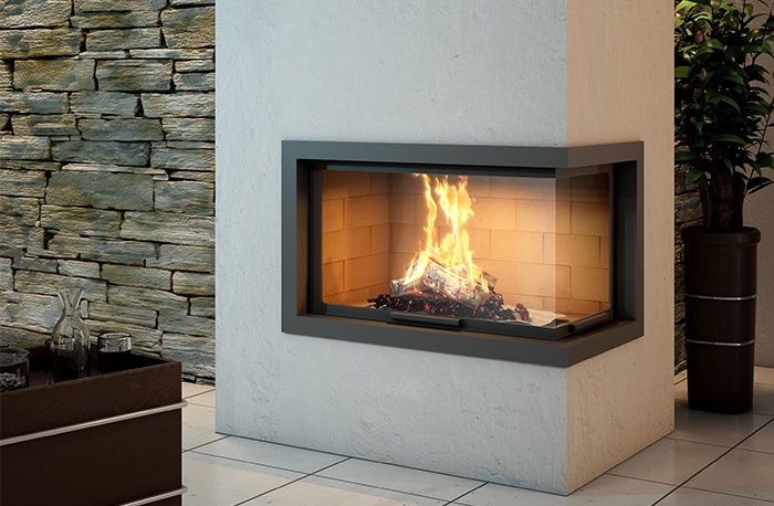 Axis H1200 VLD Corner Fireplace