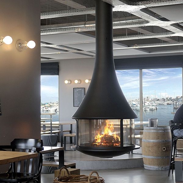 Bordelet Zelia 908 Suspended Fireplace Series