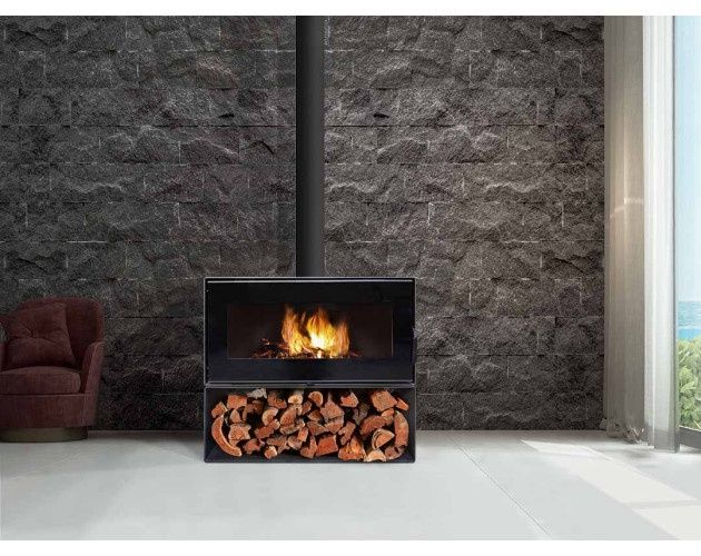 Visionline Taurus Wood Freestanding Wood Heater (Single Sided)