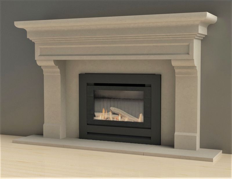 Rinnai SS850 Gas Fireplace Inbuilt