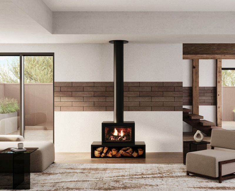 Heat &amp; Glo I25X Gas Fire Freestanding