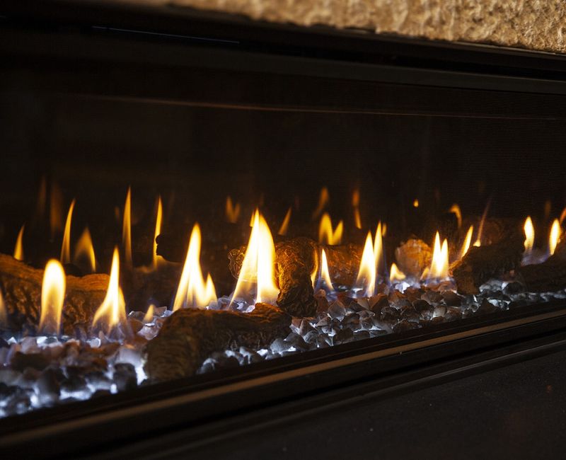 Heat &amp; Glo Mezzo Series Gas Fire Insert