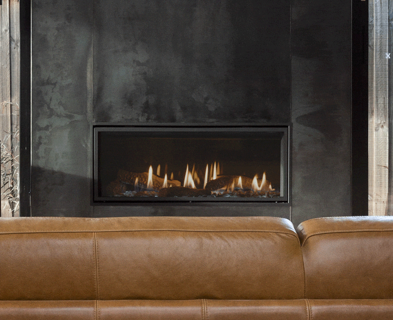 Heat &amp; Glo Mezzo Series Gas Fire Insert