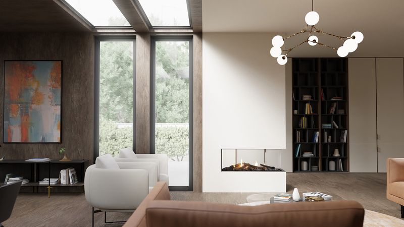 Escea DN1150 Peninsula Gas Fire Insert