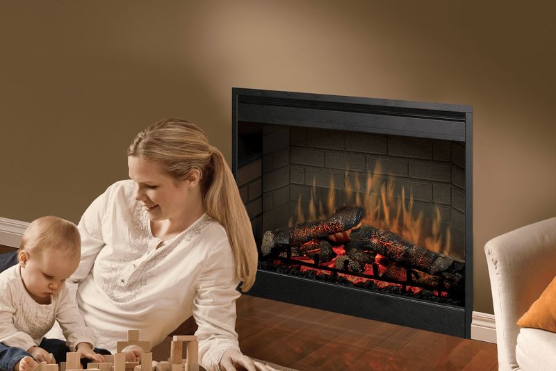 26" Optiflame Electric Firebox
