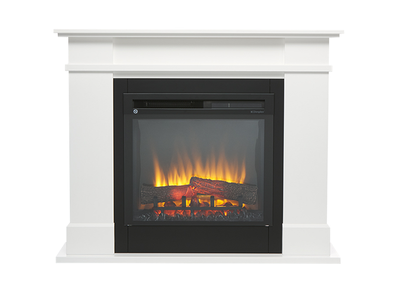 Rail 1.5kW Medium Electric Fireplace Suite
