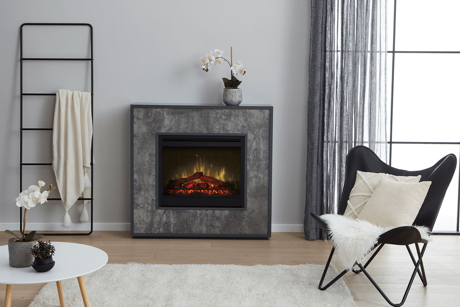 Atlantic 2kW Electric Fireplace Suite