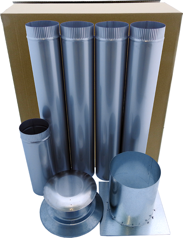 Individual Flue Lengths &amp; Flue Parts (select from the drop down list)