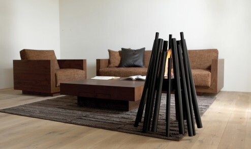 EcoSmart Stix Portable Fire Pit- Floor Model