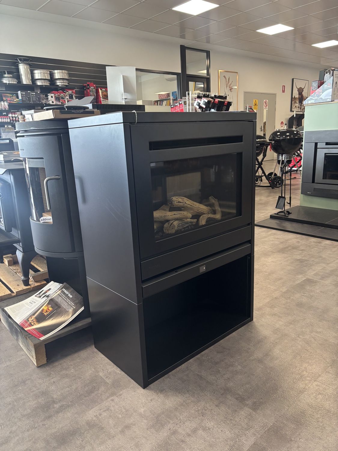 Rinnai SS850 Gas Fireplace Freestanding (Floor Model)