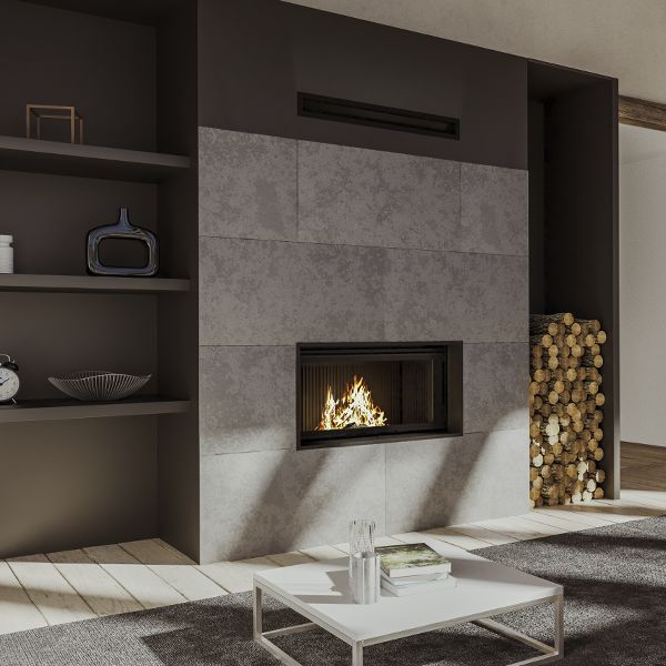 Axis XP120 Inbuilt Single Sided Fireplace