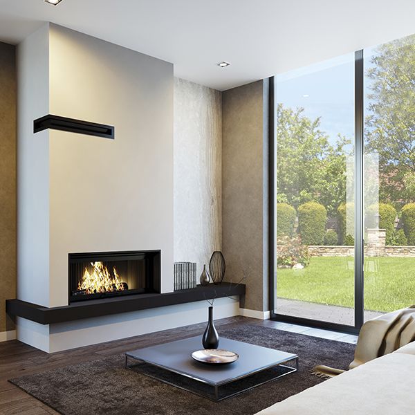 Axis XP120 Inbuilt Single Sided Insert Wood Heater