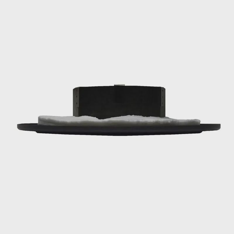 7" Pivot Fully Insulated Room Sealed 4m Flue Kit All Black (Suits Freestanding Fireplaces)