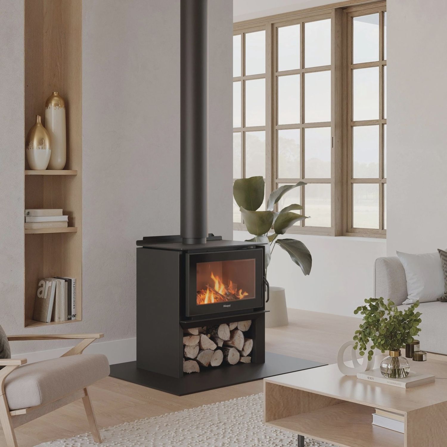 Masport Auburn 6 Freestanding Fireplace