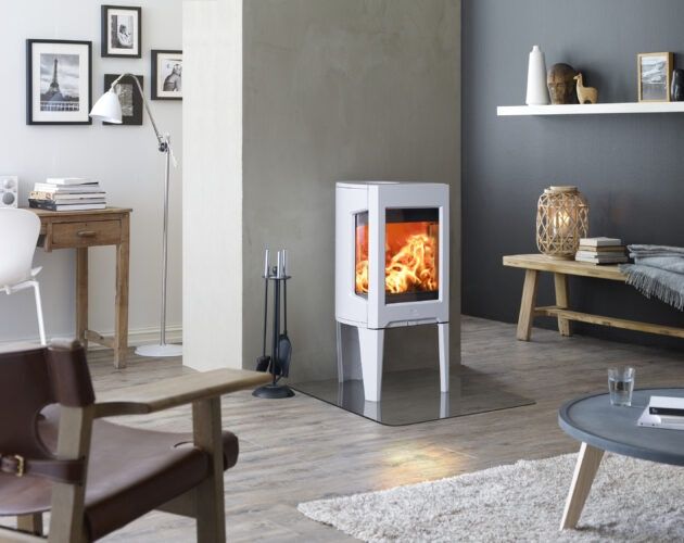 Jotul F163 Freestanding Wood Heater, Colour: White