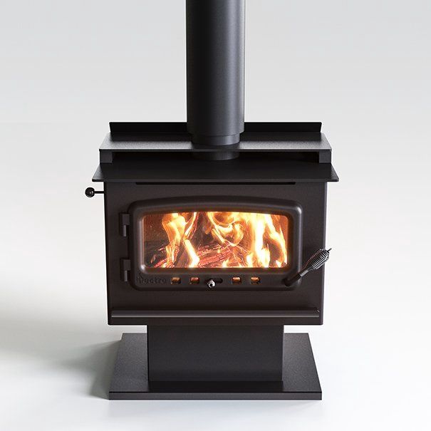 Nectre Mega Freestanding Wood Heater, Base: Pedestal