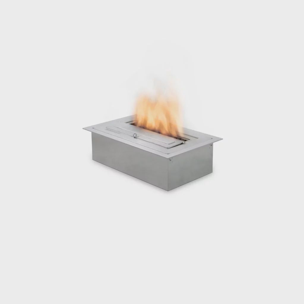 XS340 Ethanol Burner, Burner Colour: Stainless