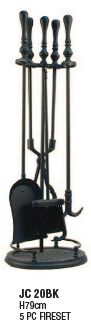 5 Piece Fire Tool Set (JC20BK)