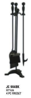 4 Piece Fire Tool Set (JC904BK)