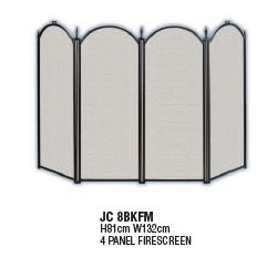 4 Panel Fire Screen (JC8BKFM)