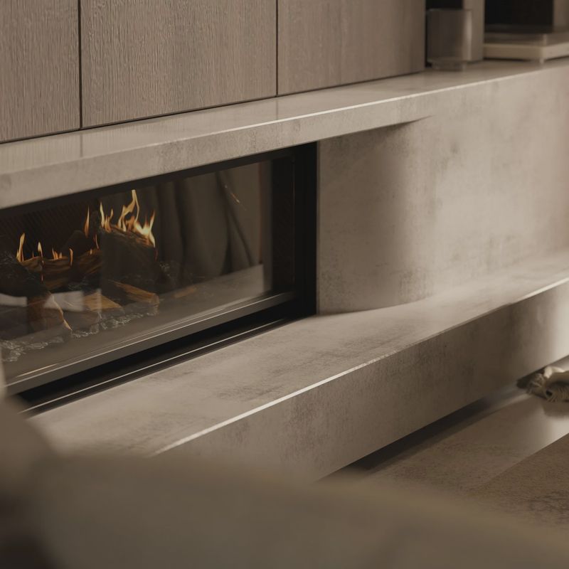 Escea LE1250 Holographic Electric Fireplace