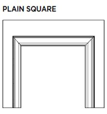 Plain Square Cast Iron Fascia